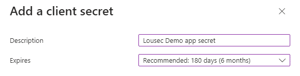 Creating a Client Secret in the Microsoft Entra Portal