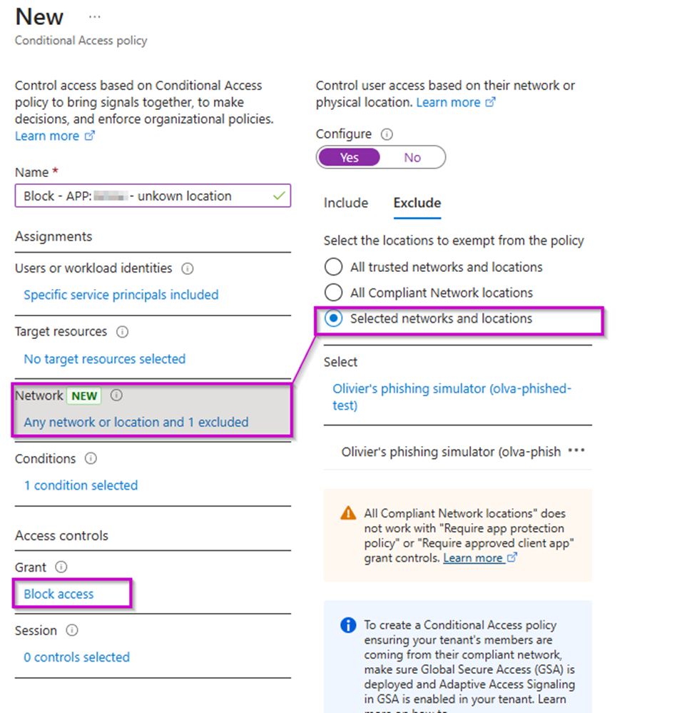 example of config of block from non known location-1